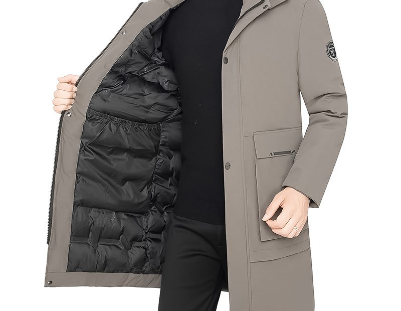 쿠팡] 중년 남성 긴 코튼 패딩 코트 겨울 두꺼운 코트 겨울 의류 면화 패딩 코트 면화 패딩 자켓 분리형 모자 85,460원 - 핫딜  - 라이믹스 꿀팁
