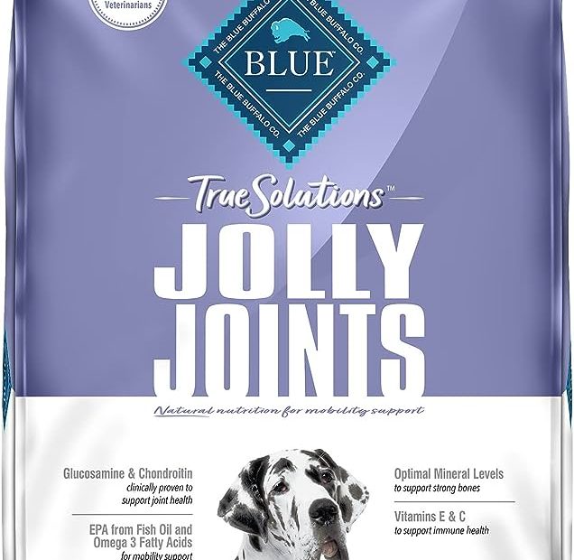 Amazon.Com: Blue Buffalo True Solutions Jolly Joints Natural Mobility  Support Adult Dry Dog Food, Chicken 24-Lb : Pet Supplies