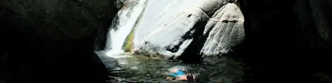 Hermit Falls In The San Gabriel Mountains