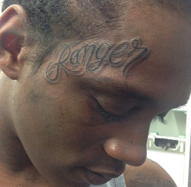 Former Newcastle United Striker Nile Ranger Tattoos Surname On Side Of His  Head | Daily Mail Online