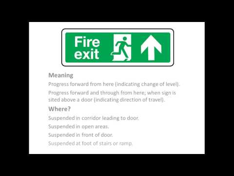 Fire Exit Signs And Where To Put Them A Video Tutorial - Youtube