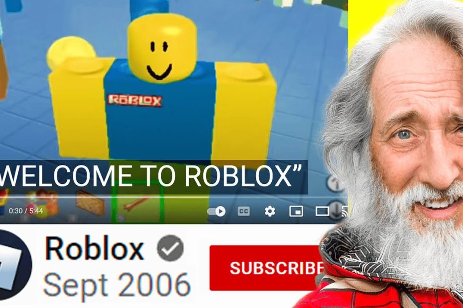 The First Roblox Youtube Video Ever... - Youtube