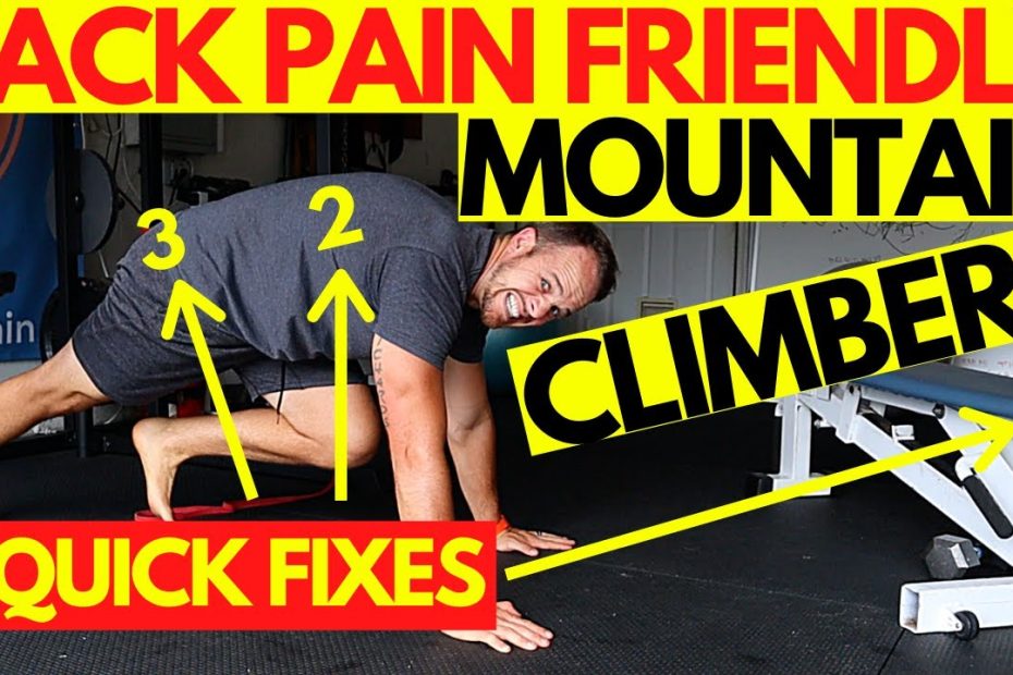 Mountain Climbers Exercise Video - Best Way To Do Them - Low Impact Cardio  Technique For Bad Backs! - Youtube