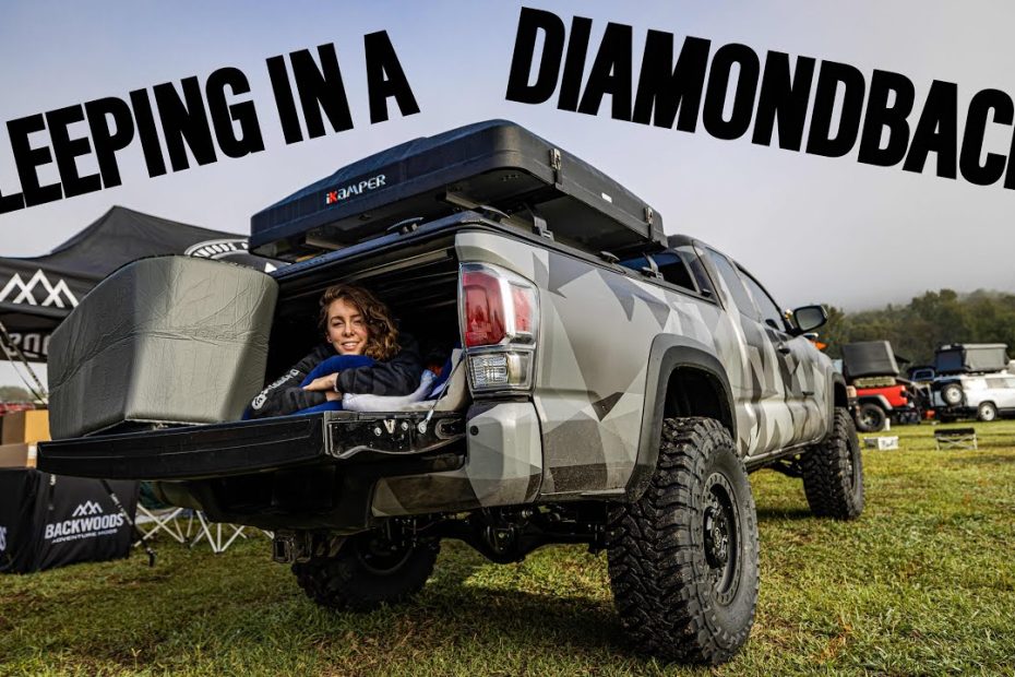 Truck Bed Diamondback Sleeping Setup! | First Tacoma Road Trip - Youtube