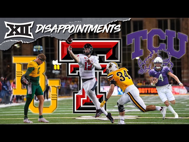 Tcu, Baylor, And Texas Tech Let The Big 12 Down | Big 12 Football Recap -  Youtube