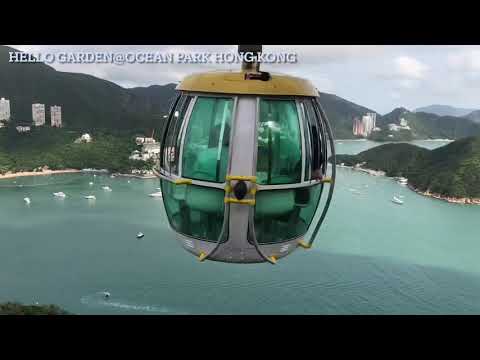 海洋公園  登山纜車，世界最美景觀之一！往高峰樂園一段（足本版)Cable Car to The Summit, Ocean Park HK 2021 Oct (Full tour)