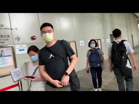 入境香港第三日去金鐘政府合署遞交核酸樣本瓶